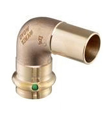Отвод Viega Sanpress бронза 90° 15 мм однораструбный модель 2216.1 107932