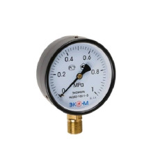 Манометр Экомера МД-02 100 мм 0-1 МПа G1/2 радиальный МД02100G1МПаЭИ