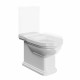Унитаз-моноблок Kerama Marazzi Pompei 37x67 см белый глянцевый PO.wc.01/PO.cis.01