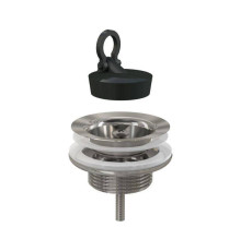 Выпуск для раковины Alcaplast 1 1/4 с пробкой металл A439