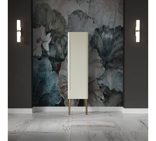 Колонна подвесная Kerasan Waldorf 40х35х129 см петли справа DX белая матовая/ваниль 925730 DX