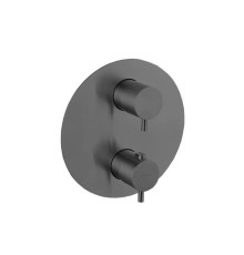 Смеситель для душа встраиваемый термостатический Newform X-STEEL 316 до 5 источников PVD Brushed gun metal 69663EX.59.064