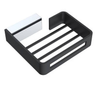 Мыльница подвесная Boheme Q хром/черный 10959-CR-B