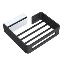 Мыльница подвесная Boheme Q хром/черный 10959-CR-B