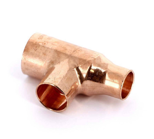 Тройник медный под пайку Viega 22х18х15 мм 105297