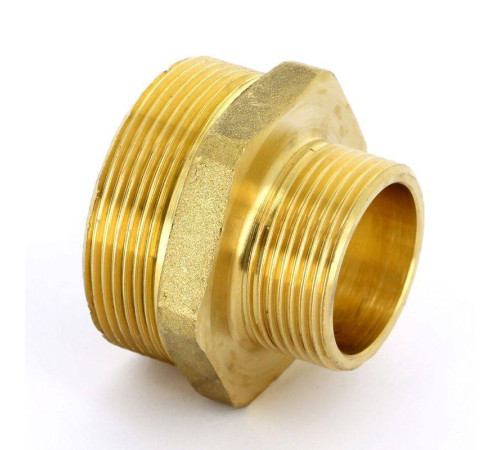 Ниппель редукционный Uni-Fitt 2x1 1/4 латунный 600G7500