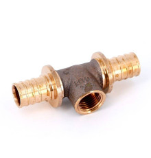 Тройник надвижной бронзовый REHAU RAUTITAN RX+ 25-1/2-25 ВР 456414