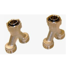 Тройник для подключения 2 петель Uponor Fluvia 3/4 Евроконус 1005675