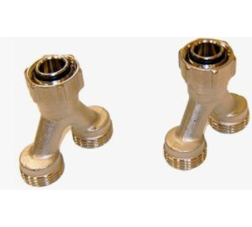 Тройник для подключения 2 петель Uponor Fluvia 3/4 Евроконус 1005675