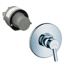 Смеситель для душа Hansgrohe Focus S комплект наружная и внутренняя части хром 31764000