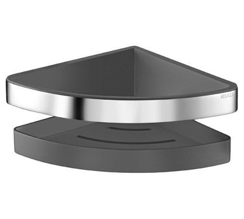 Угловая полка для душа Keuco Collection Moll антрацит 12757 010001
