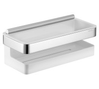 Полка для душа Keuco Collection Moll 240 мм хром белый 12759 010000