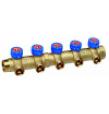 Коллектор регулирующий FAR Multifar 1 1/4 НР-ВР 2 отвода M33x1.5 FK 3827 C11402