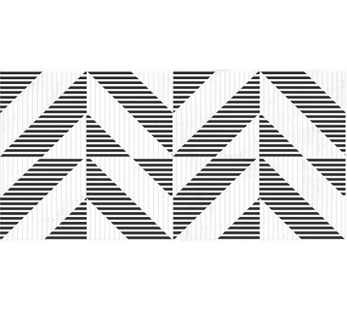 Вставка Cersanit Calacatta шеврон белая 29.8х59.8 см 15925