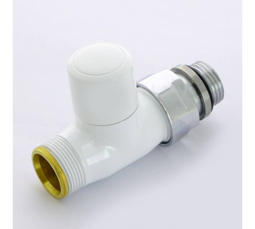 Вентиль обратный Carlo Poletti New-Smart прямой НН 1/2 x M24x19 белый V77610E