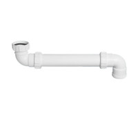 Труба отводная Viega L=232 мм 90° с отводом 90° 1 1/4 x 1 1/4 508913