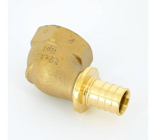 Угольник-переходник REHAU RAUTITAN RX 25х1 ВР бронза 456357