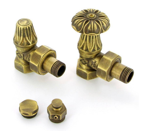 Комплект подключения Carlo Poletti Artistic для радиатора НВ 1/2 угловой KV673/67410MA