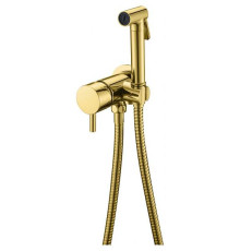 Смеситель гигиенический Boheme Uno золото глянцевое 467-G