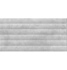 Плитка настенная Cersanit Brooklyn рельефная светло-серая 29.8x59.8 см BLL522D-60