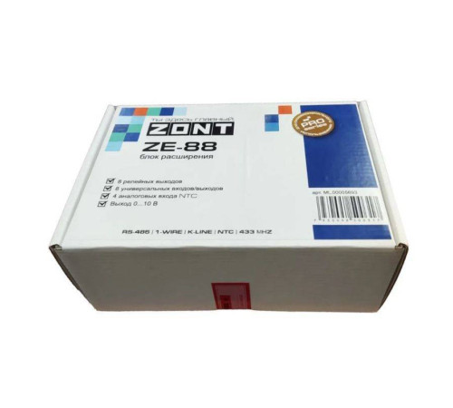 Блок расширения ZONT ZE-88 для контроллера H2000+ PRO ML00005693