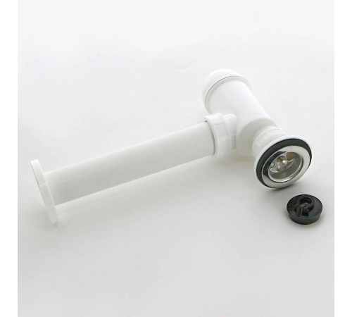Сифон для раковины Alcaplast A41 бутылочный 1 1/4 x 40 мм с решеткой 63 мм белый A41