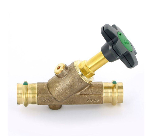 Вентиль наклонный полнопроходной Viega Easytop с SC-Contur 20 756888