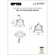 Встраиваемый светильник iLedex Technical Mars 107-7W-D64-4000K-24DG-BK