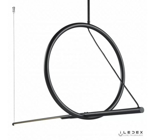 Подвесной светильник iLedex Zoom 18 Вт 3000 K 8075P/S-18W-3000K MBK-WH