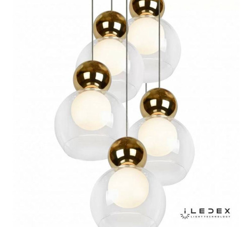 Подвесной светильник iLedex Blossom C4476-5R GL