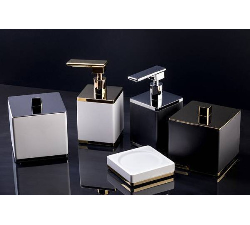 Мыльница Boheme 10960-W-CR настольная квадратная хром 10960-W-CR