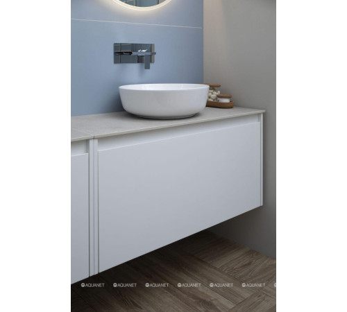 Тумба под раковину Aquanet Nova Lite 100 1+1 ящик белый глянец 00242580