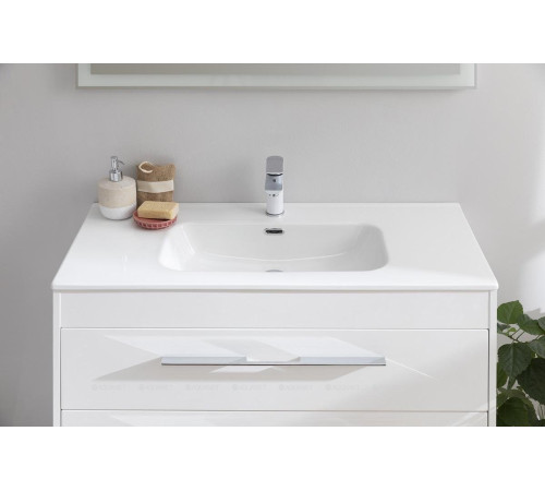 Комплект 1 Раковина-столешница Aquanet Flat 100 00254365