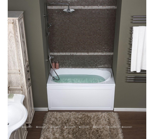 Ванна акриловая Aquanet West 130x70 см в комплекте 00205300