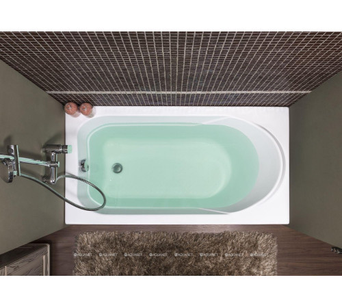 Ванна акриловая Aquanet West 130x70 см в комплекте 00205300