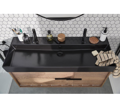 Раковина Jacob Delafon Vivienne 120 см черный матовый EXBK112-NGM