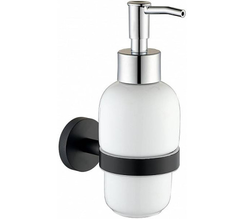 Дозатор для жидкого мыла Allen Brau Priority белый/черный 6.31006-31