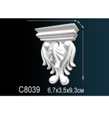 Консоль декоративная из полиуретана Perfect C8039