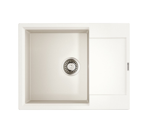 Кухонная мойка Omoikiri Daisen 65T WH Tetogranit 65х51 см крыло справа белый 4993514