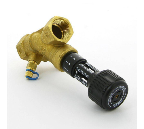 Клапан балансировочный ручной Cimberio CIM 747OT 1/2 ВВ с 2 ниппелями CIM 747OT N 1/2