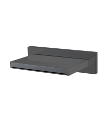 Излив настенный каскадный Boheme Zodiac 12.8 см глянцевая оружейная сталь 625/2-SGM