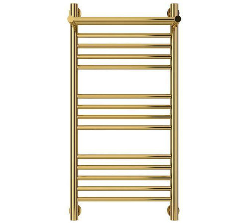 Полотенцесушитель водяной Сунержа Богема+ с 1 полкой 400x800 мм золото 03-0223-8040