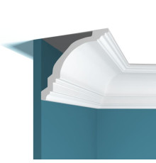 Карниз потолочный Perfect Plus P16 из ударопрочного полимера 2000x45x45 мм P16