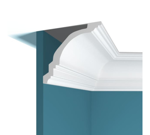 Карниз потолочный Perfect Plus P16 из ударопрочного полимера 2000x45x45 мм P16