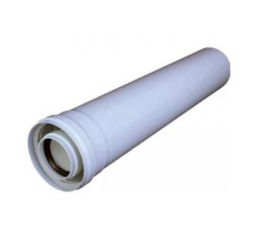 Удлинение коаксиальное конденсационное Gekon 60/100 мм 500 мм PP-R/оцинкованная сталь GKD 6010005PAL