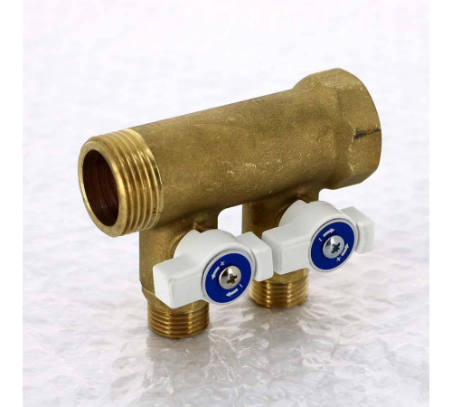 Коллектор Uni-Fitt 1 НВ 2 выхода 1/2 Н 40 мм 424G4220