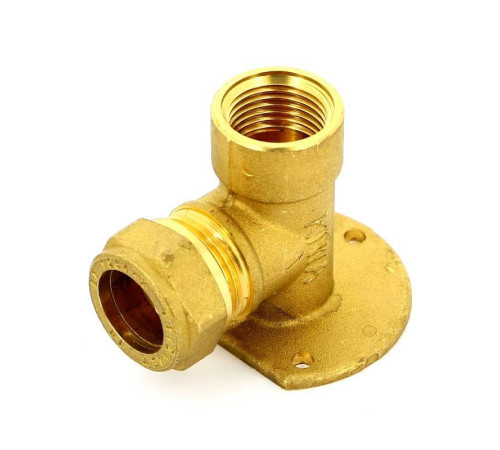 Водорозетка обжимная Tiemme 18x1/2 ВР латунь 1100091