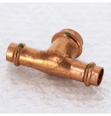 Тройник пресс медный Viega Profipress 15x22x15 мм 322700