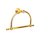 Полотенцедержатель округлый подвесной Boheme Chiaro золото 10505