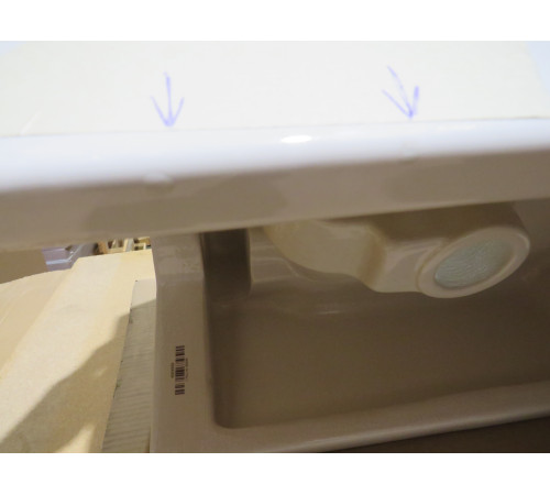 Уценка. Биде подвесное GSI Nubes 550х350 мм белый глянцевый 9665111_УЦ/1